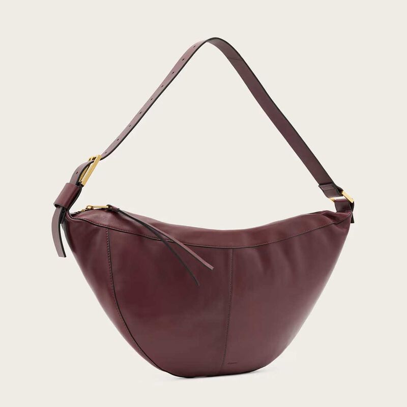 AllSaints Luna Slouchy Shoulder Bag image number 3